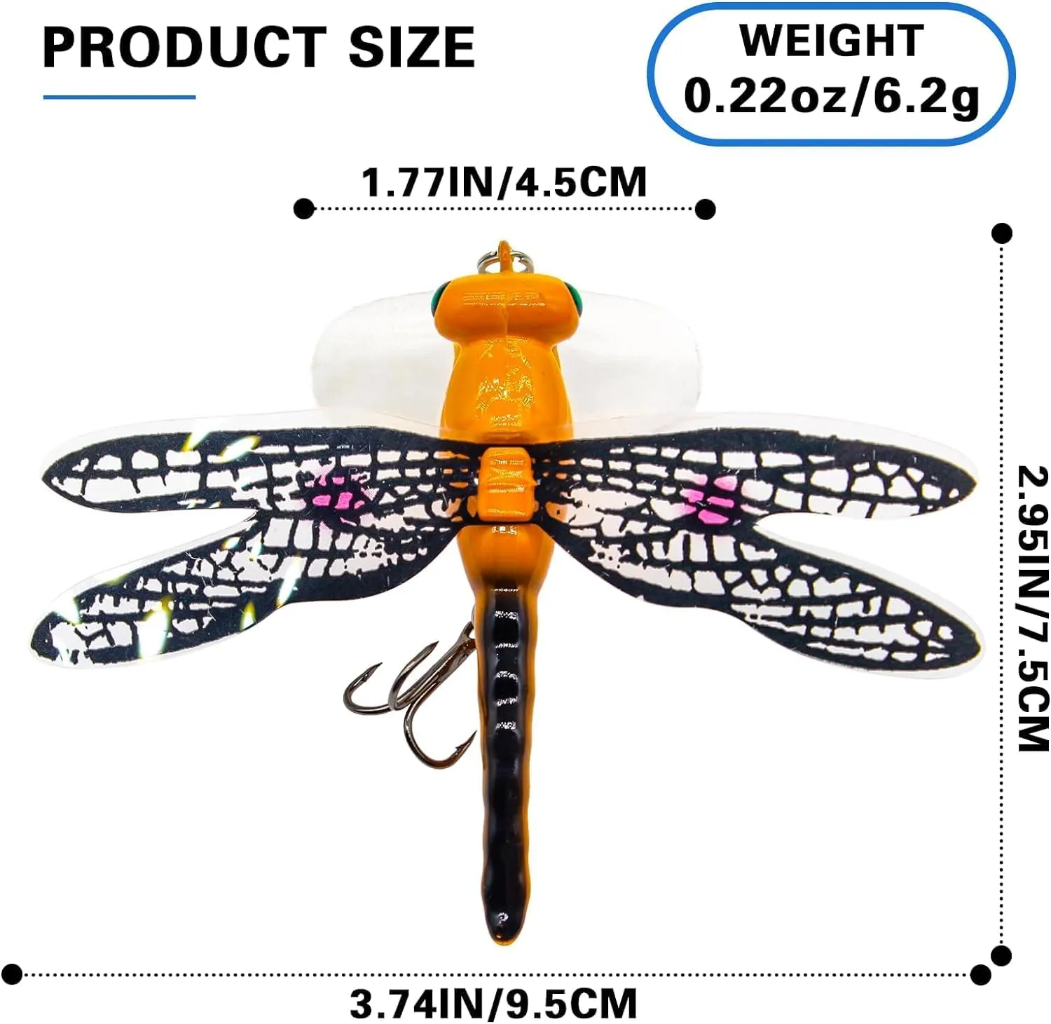 Fishing Lures Topwater Lures Simulation Set with Hooks for Outdoor Fishing Tools