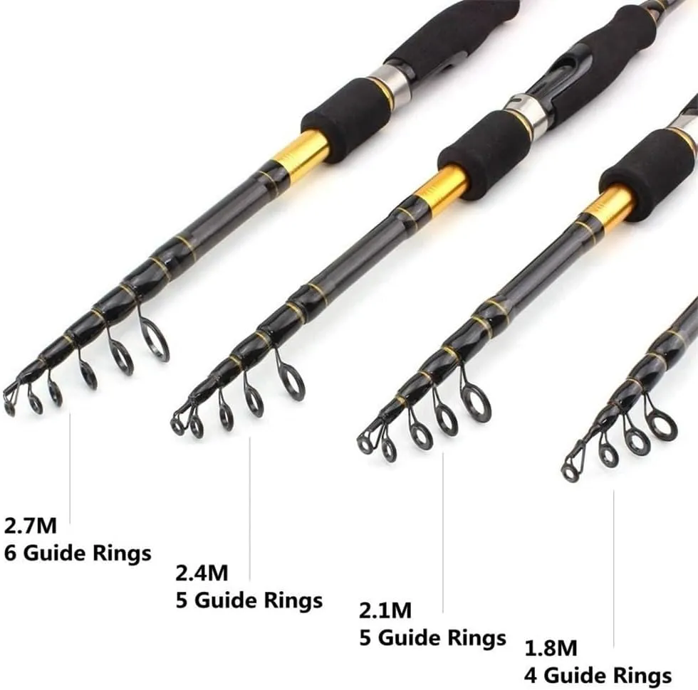 Fishing Poles Carbon Rod Portable Telescopic Fishing Rod Fish Hand Fishing Tackle Sea Rod Telescopic Fishing Rod