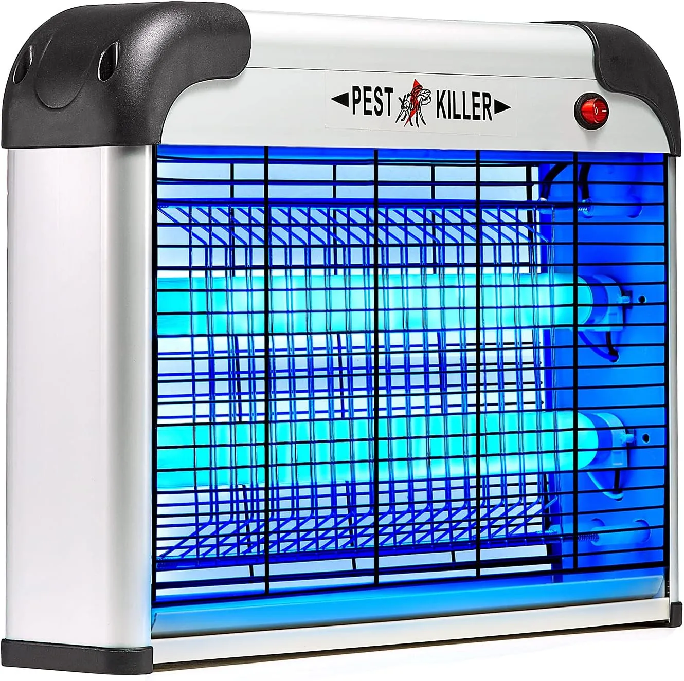 Fly Trap Indoor Bug Zapper, 2800V Powerful Flying Insect Mosquito Killer w/ 20W Blue Light Attract, Plug-in Pest Control Machine for Moth, Fruit Fly, Fungus Gnat, Garage Bug Catcher