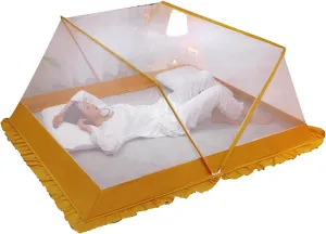 Foldable Mosquito Sleeping Net, Breathable Mosquito Net Tent, Durable Mosquito Mesh Screen for Adult Bed Courtyard Traveling,D,100 * 190 * 80cm