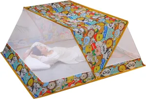 Foldable Mosquito Sleeping Net, Breathable Mosquito Net Tent, Durable Mosquito Mesh Screen for Adult Bed Courtyard Traveling,F,135 * 190 * 80cm
