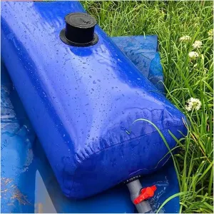 Foldable Water Canister Collapsible Water Container, Portable PVC Weatherproof Water Storage Bag for Outdoor Camping Hiking Self Driving, Customizable (C