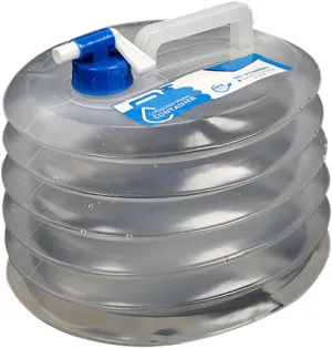 Foldable Water Tank Collapsible Water Bucket Outdoor Bag Pe Material Sturdy Construction