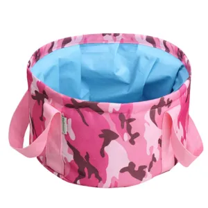 Folding Bucket Portable Collapsible Bucket Wash Kit Collapsible Sink,15 L
