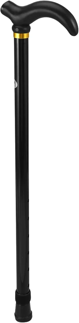 Folding Cane for The Elderly 2 Section Adjustable Walking Stick Cane Anti-Skid Anti Shock Cane 4 Head Crutch for Old Man Hiking Trekking Poles Cane Stick Convenient Stability and Durability
