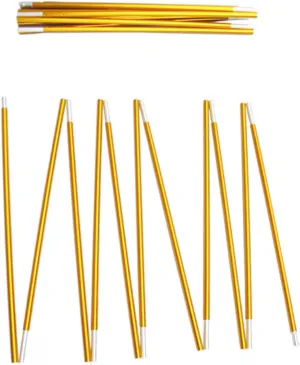 Folding Portable Tent Poles Canopy Rods for Camping Hiking and Outdoor Activities Durable Outdoor Tool