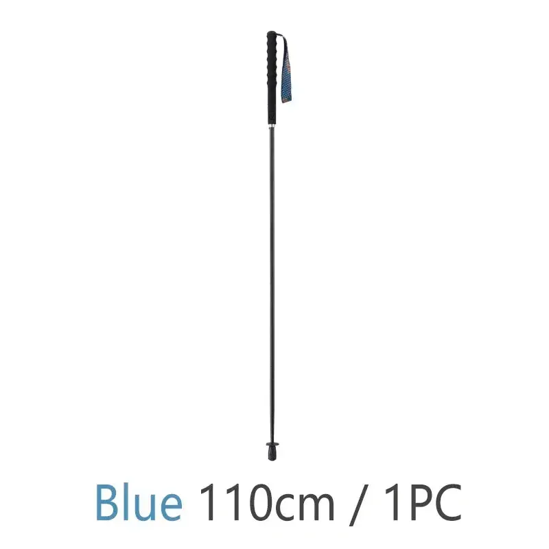 Folding Ultra-Light Carbon Fiber Hiking Poles: Portable 5-Section Trekking Sticks for Climbing and Hiking