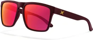 Forge Men's Carbon Fiber Sunglasses – Revo Polarized UV400 Sport Sunglasses for Driving, Fishing & Outdoors – Anti-Fog and Anti-Scratch, Built to Last for Life