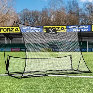 Forza RAPIDFIRE Flash II Pop-Up SoccerRebounder [8ft x 5ft] | Quick Set-Up Training Aid for Coaches and Players of All Levels
