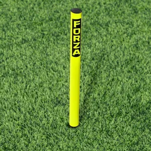 FORZA Slalom Agility Poles | Improve Endurance, Speed & Footwork | Color, Size & Rubber Base Options Available [8 Pack]