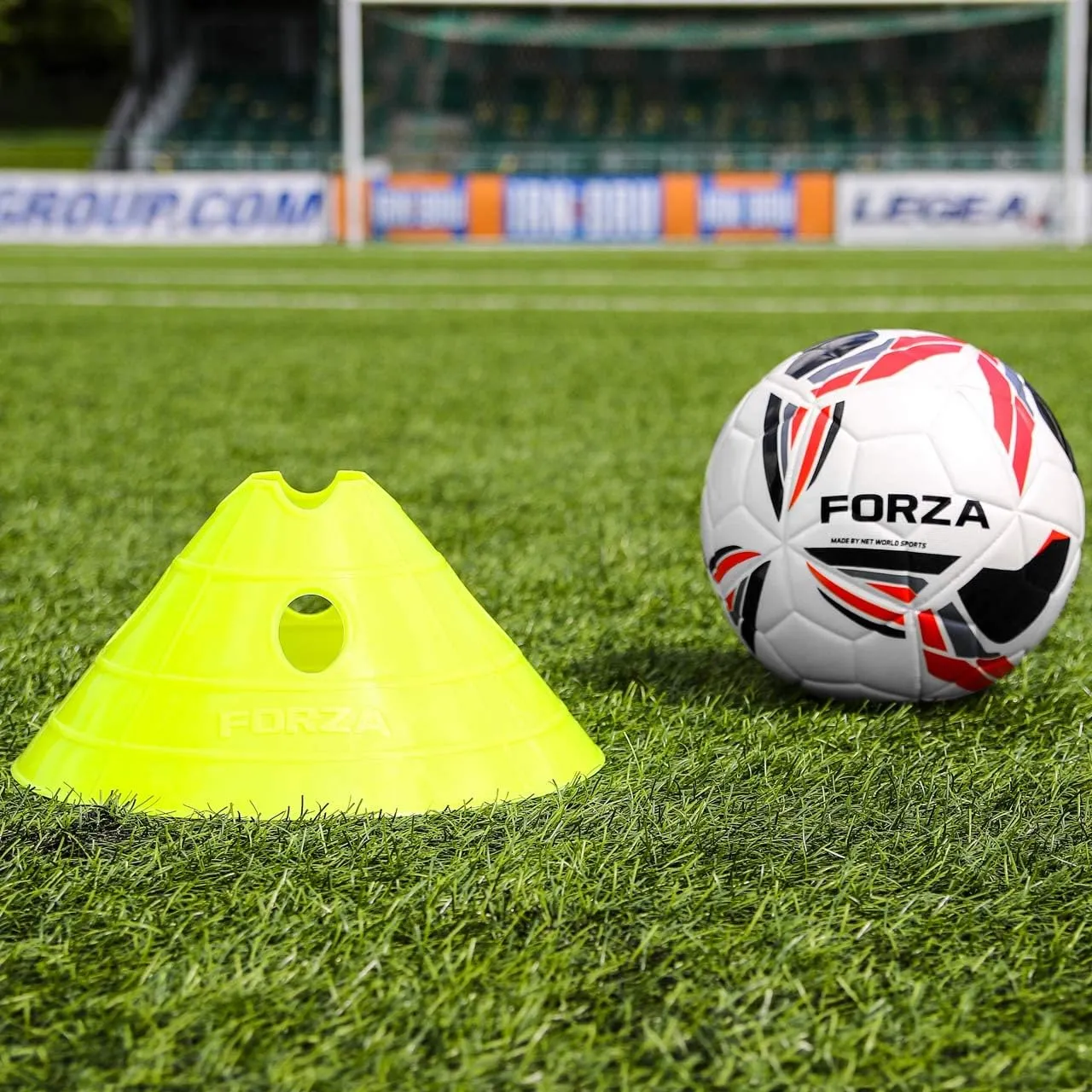 FORZA Soccer SuperCone Training Marker Domes [20 Pack] | Jumbo 5.5in Cones for Speed & Agility Training | Heavy-Duty Weatherproof PVC Options