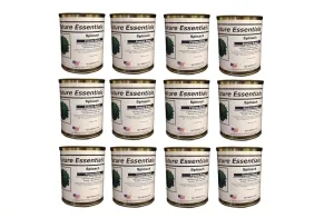Future Essentials New Case of Freeze Dried Spinach #2.5 Can / 2 oz per can | Jarred and Packed Emergency Food Supply | Hunting, Survival, Camping, Backpacking Long Term Food Storage 25  years shelf life | Easy Prep Survival Food