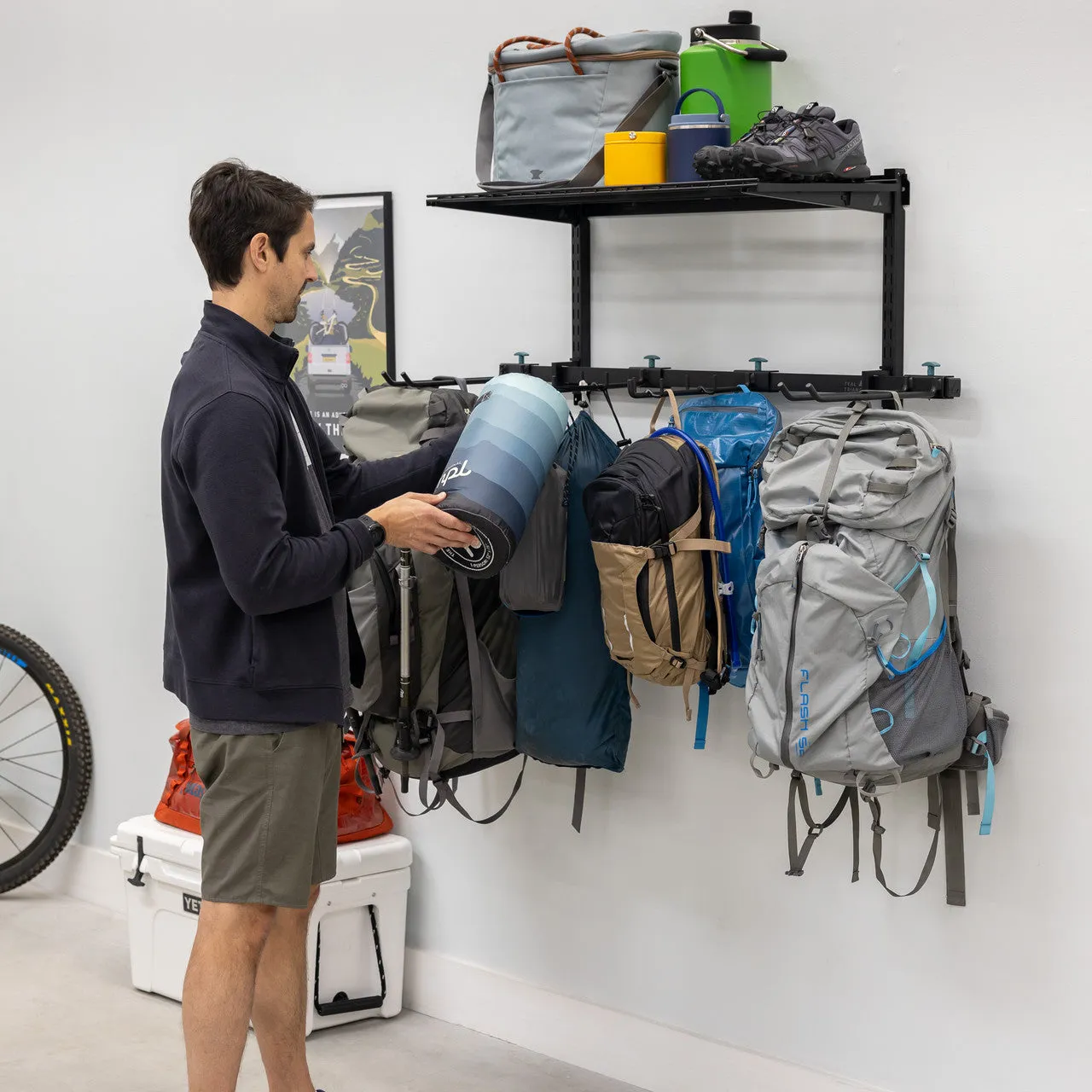 G-Hike & Camp   Shelf | Adjustable Wall Storage System | Holds 300 lbs