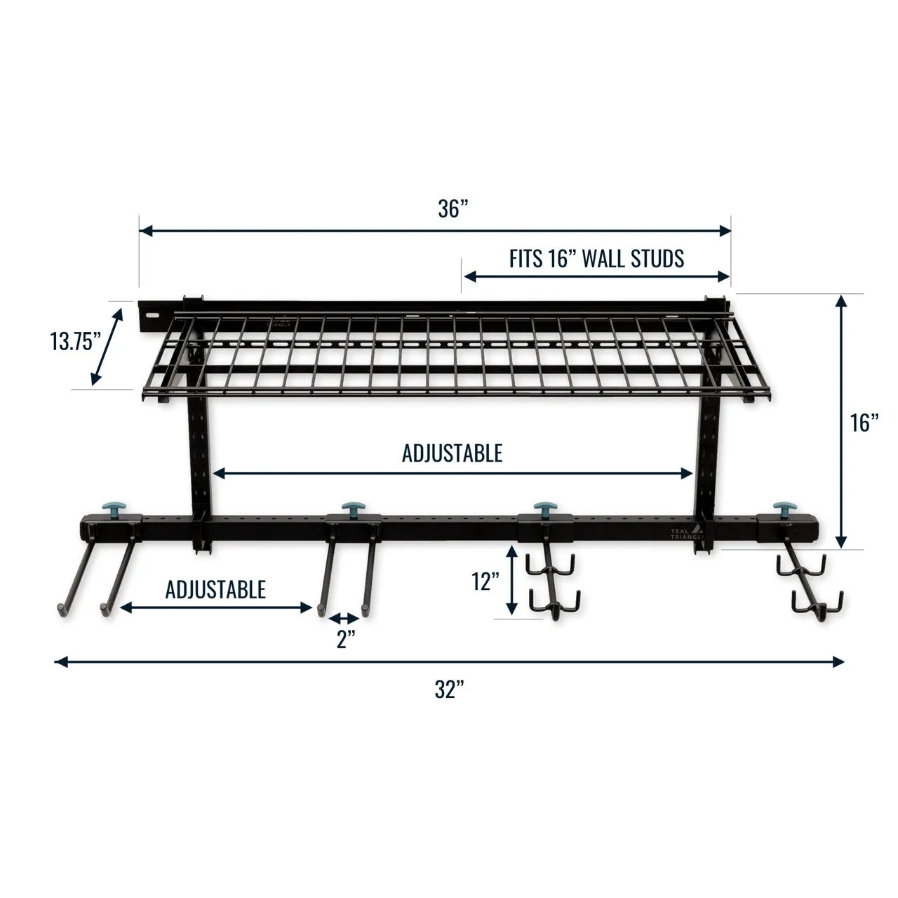 G-Hike & Camp   Shelf | Adjustable Wall Storage System | Holds 300 lbs
