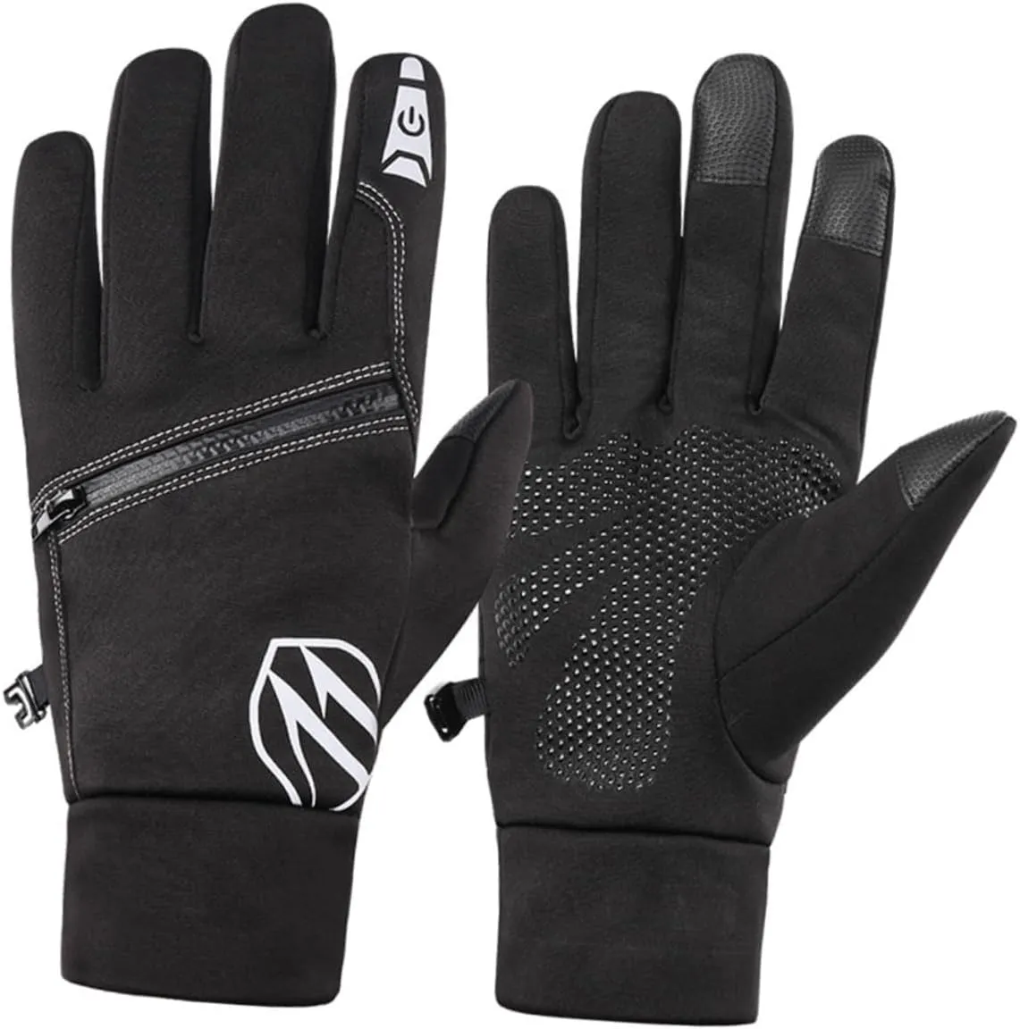 GALPADA 1Pair Winter Touchscreen Gloves for Men and Women Warm Knitted Hand Gloves with Conductive for Cold Weather for Cycling Hiking and Outdoor Activities