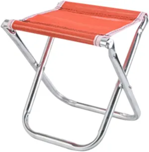 GANAZONO Lightweight Portable Folding Stool Collapsible Camping Chair for Fishing Hiking and Beach Activities Durable Design Random Color for Outdoor Enthusiasts