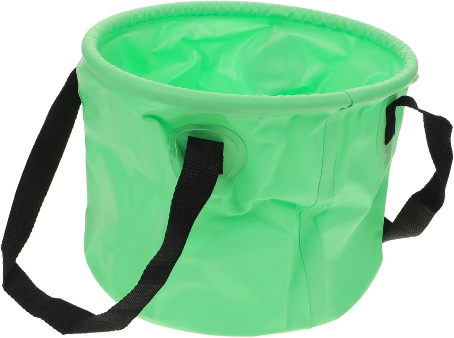 Garneck 10l Collapsible Bucket Waterproof Bag for Camping Hiking Travel Portable Tear-Resistant Material Random