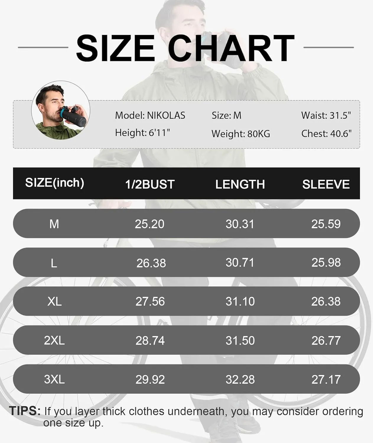 GEEK LIGHTING Mens Waterproof Hooded Rain Jacket Lightweight Raincoat for Outdoor Hiking Running Travel