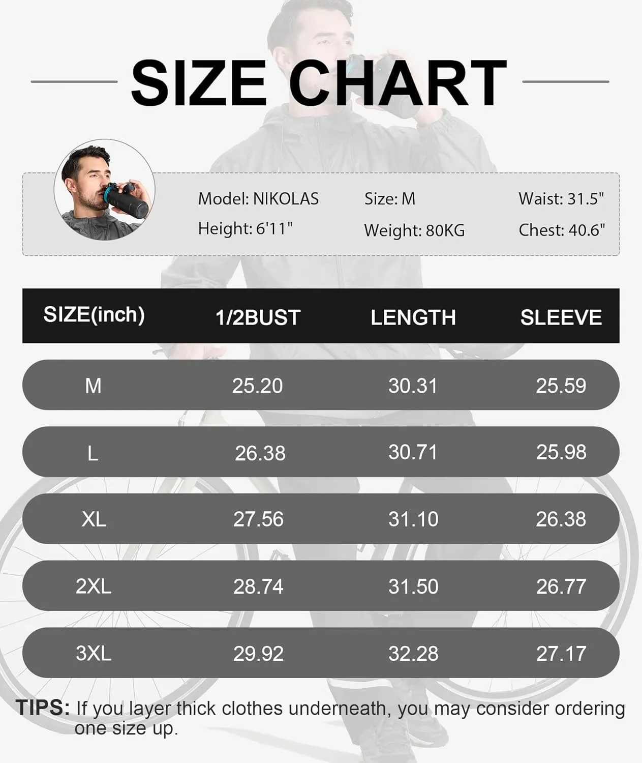 GEEK LIGHTING Mens Waterproof Hooded Rain Jacket Lightweight Raincoat for Outdoor Hiking Running Travel