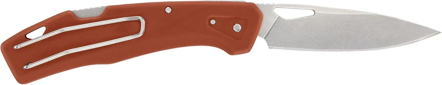 Gerber Gear LST - EDC Pocket Knife - Survival Tactical Tool for Travel, Camping & Outdoor Adventure - Lightweight & Compact Folding Knife - Stainless Steel Blade - Orange
