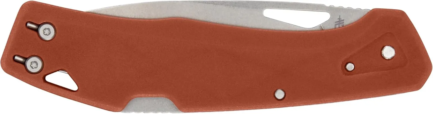 Gerber Gear LST - EDC Pocket Knife - Survival Tactical Tool for Travel, Camping & Outdoor Adventure - Lightweight & Compact Folding Knife - Stainless Steel Blade - Orange