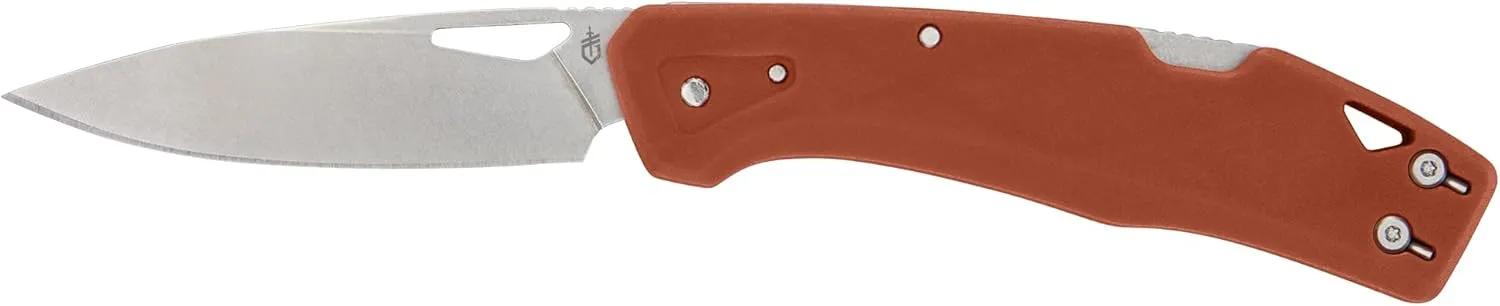 Gerber Gear LST - EDC Pocket Knife - Survival Tactical Tool for Travel, Camping & Outdoor Adventure - Lightweight & Compact Folding Knife - Stainless Steel Blade - Orange