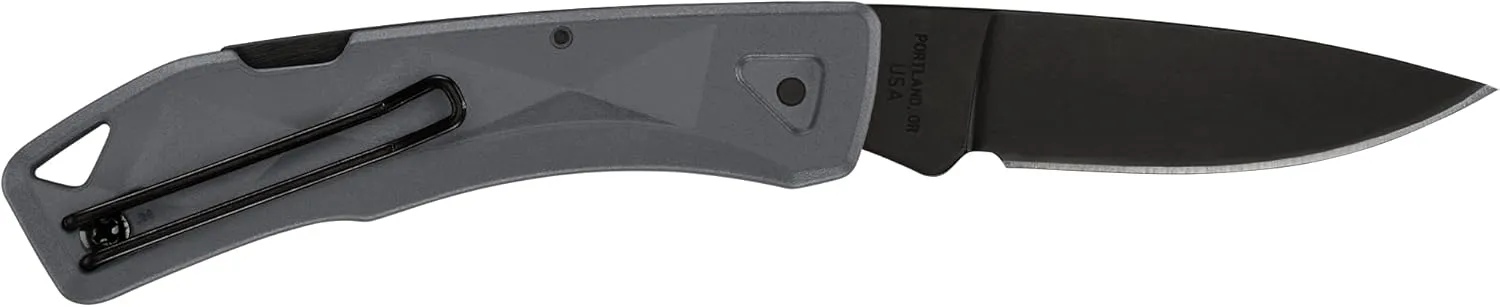Gerber Gear LST Ultra - Lightweight EDC Knife - Survival Tactical Tool for Hiking, Camping & Outdoor - Compact Folding Pocket Knife - Stainless Steel Blade - Made in USA - Gray
