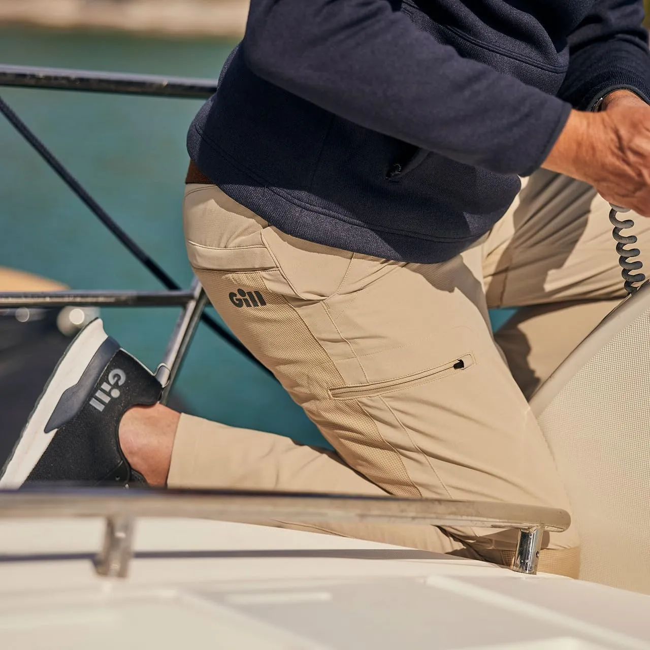 Gill Mens UV Stretch Pro Trousers Quick Dry, 50  UV Sun Protection & PFAS Free Water-Repellent Finish
