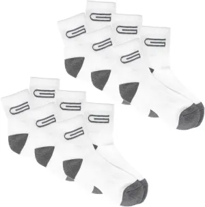 GOLBERG G Men’s Hiking Walking Outdoor Recreation Wicking Socks - Mid-Calf Cushion Crew Socks - 6 Pack Black & Charcoal Gray