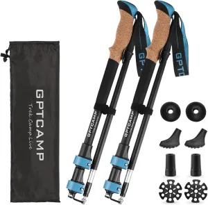 GPTCAMP Collapsible Trekking Poles for Hiking