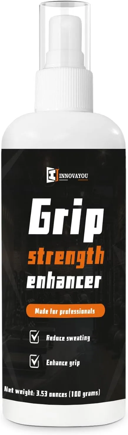 Grip Spray 100g, Basketball Grip Spray Improve Palm Grip Strength and Stickiness, Firm Grip with or Without Football Gloves, Multipurpose Grip Spray Suitable Grip Training for Beginner