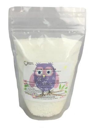 Grow Green 4-2-6" Greenway Biotech Hydroponics Grow Fertilizer for Growth and Vegetative Stages (1 Gallon (1.74 Pounds))