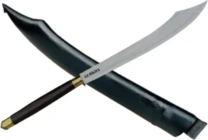 Gurkha Kukri Knife Heavy Duty 17 IN Fixed Blade 28 IN Khukuri Knife, Full Tang Hand Forged Survival Machete Knife With Leather Sheath Carbon Steel Blade Handcrafted in Nepal
