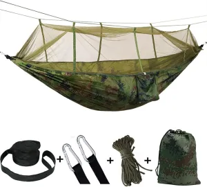 Hammocks Camping Hammock with Mosquito Net, Double Hammocks, Portable Hammocks for Backpacking, Travel, Beach, Backyard, Patio, Hiking