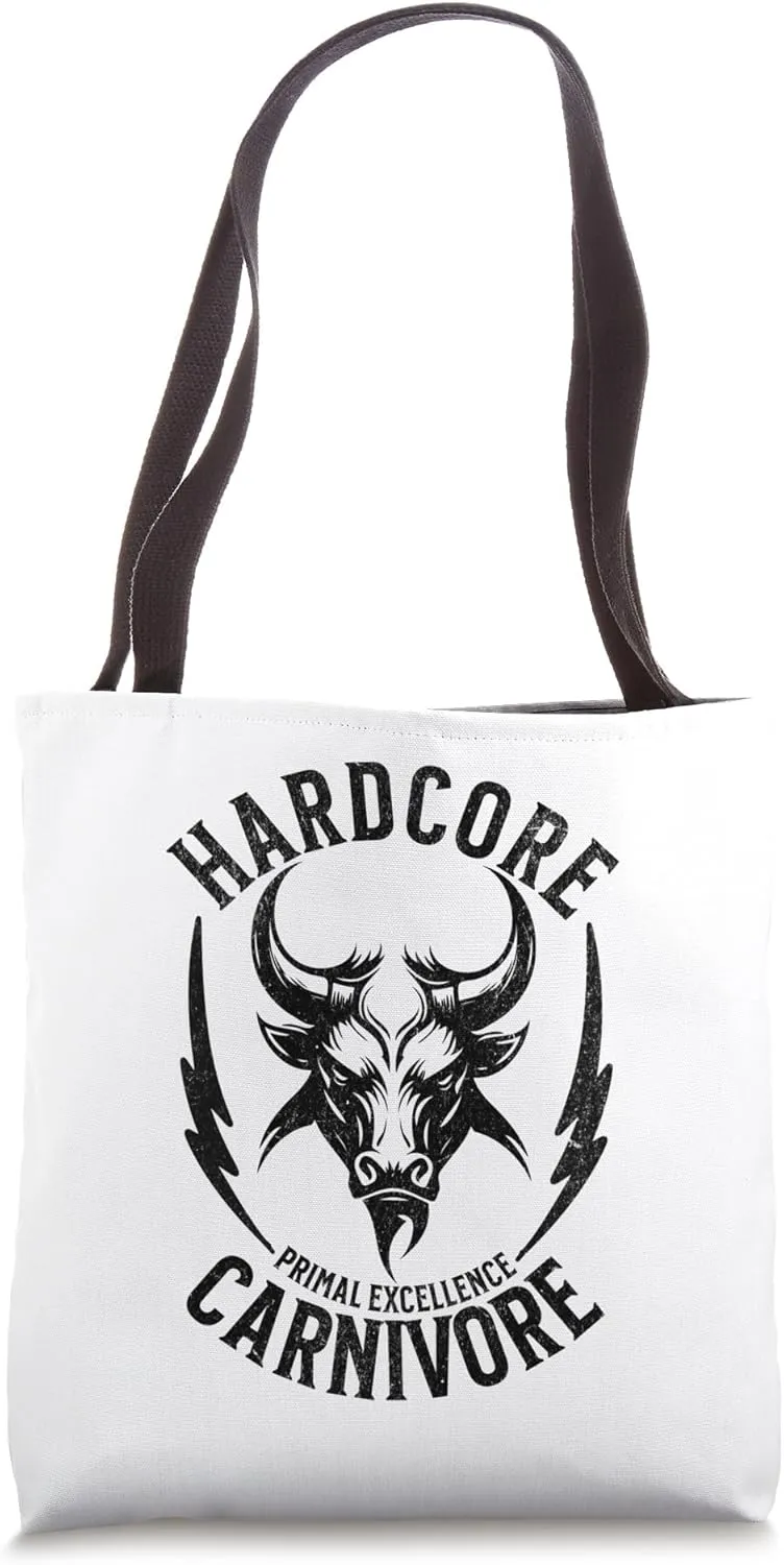 Hardcore Carnivore Meat Eaters Primal Diet 100% Meat-Based Tote Bag