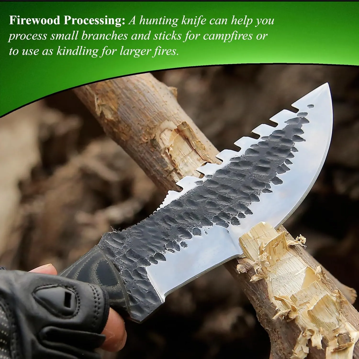 HEAVY DUTY 7MM Handmade 1095 High carbon steel Hunting Knife EDC for Hunting, Bush craft, Camping, Fixed Blade G10 Handle with Cowhide Leather Sheath – BW-4142