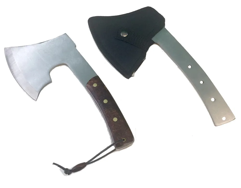 Heavy Duty Full Tang Camp/Throwing Ax - Stainless Steel Blank