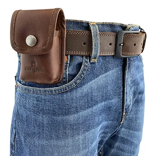 Heavy Duty Hide, Multitool Sheath Handmade from Full Grain Leather - Belt Holster Tool Pouch, Carry Tools on Your Hip for Easy on The Job Access -