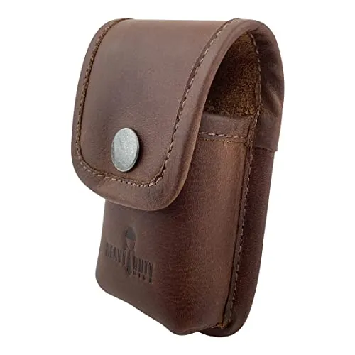 Heavy Duty Hide, Multitool Sheath Handmade from Full Grain Leather - Belt Holster Tool Pouch, Carry Tools on Your Hip for Easy on The Job Access -