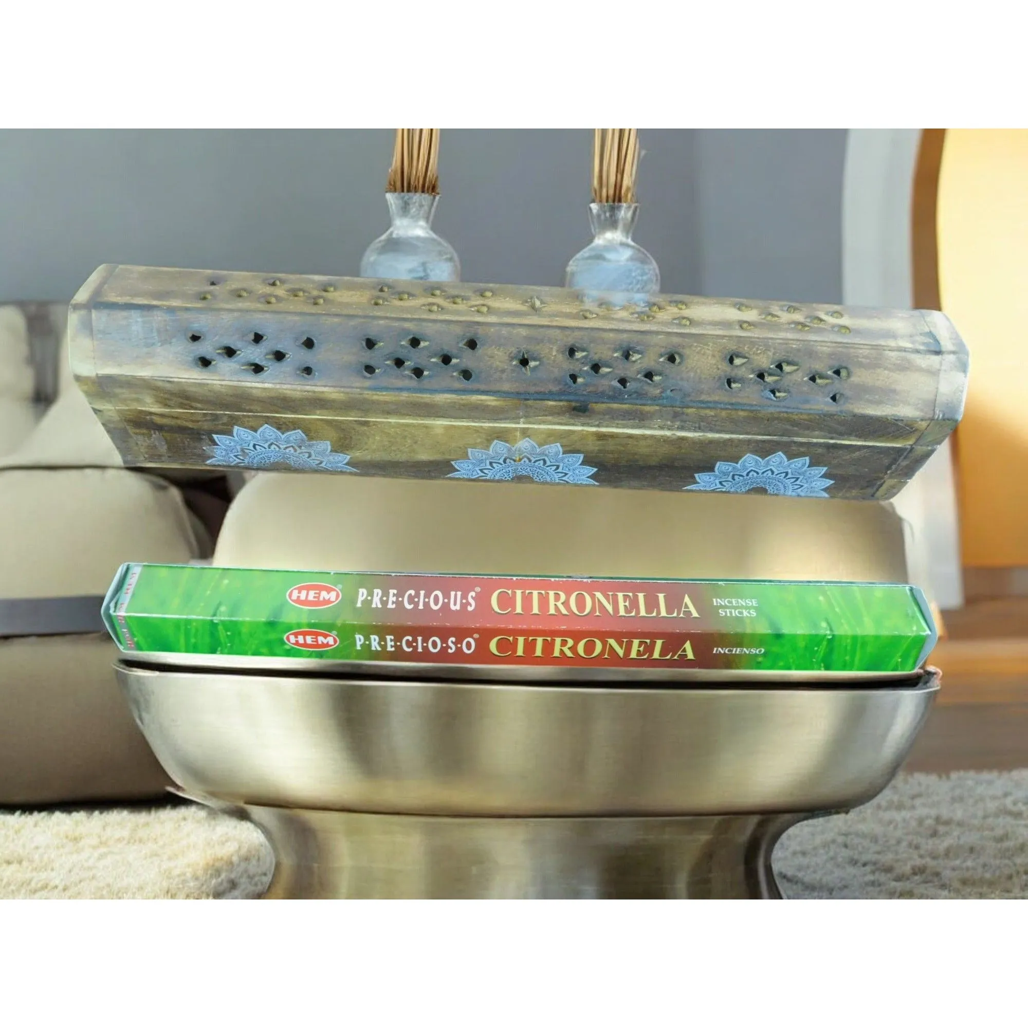 HEM Citronella 20 Incense Sticks Natural Aroma Relaxation & Insect Repellent