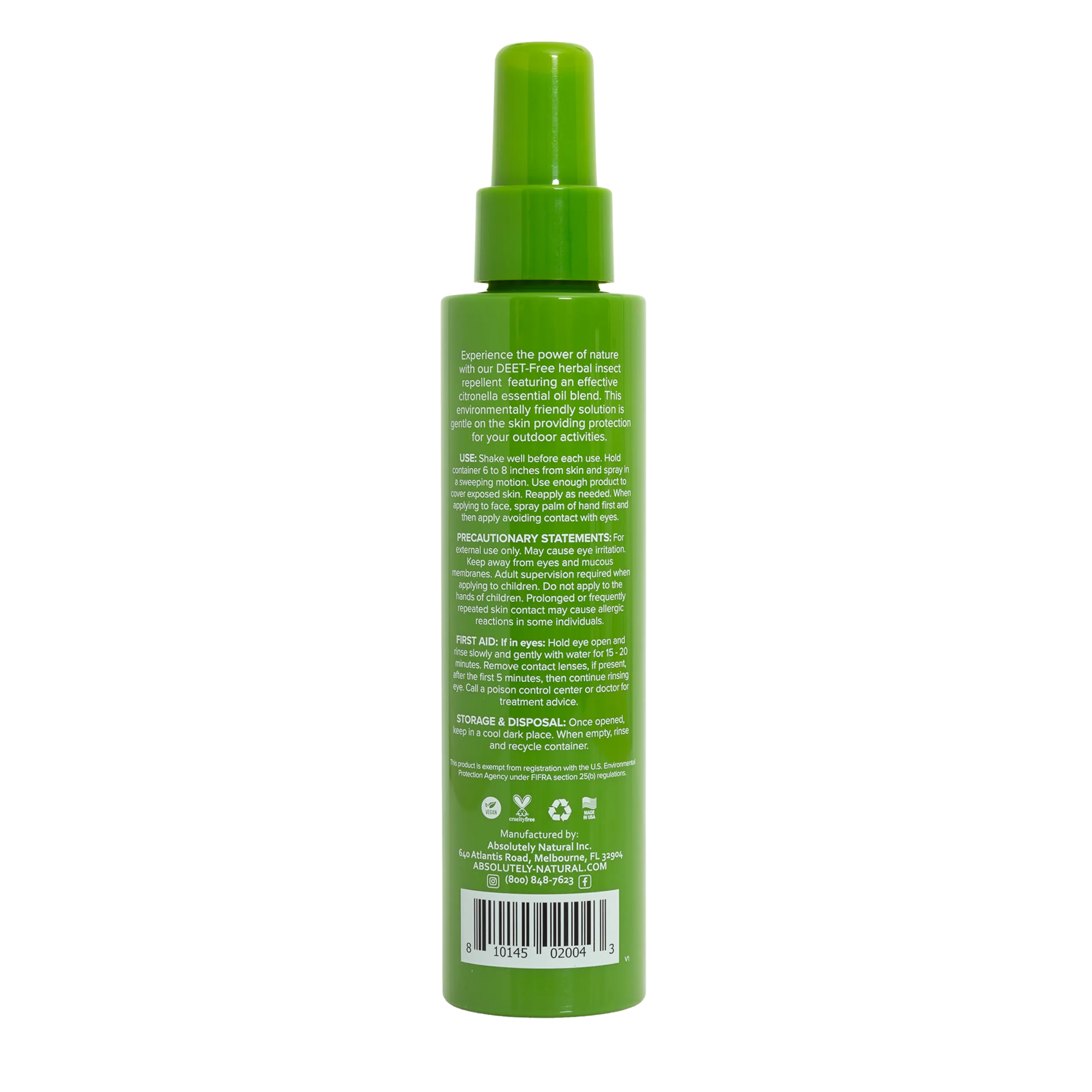 Herbal Blend Insect Repellent