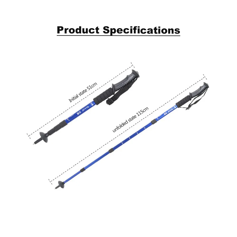 Hewolf Aluminum Alloy Trekking Poles