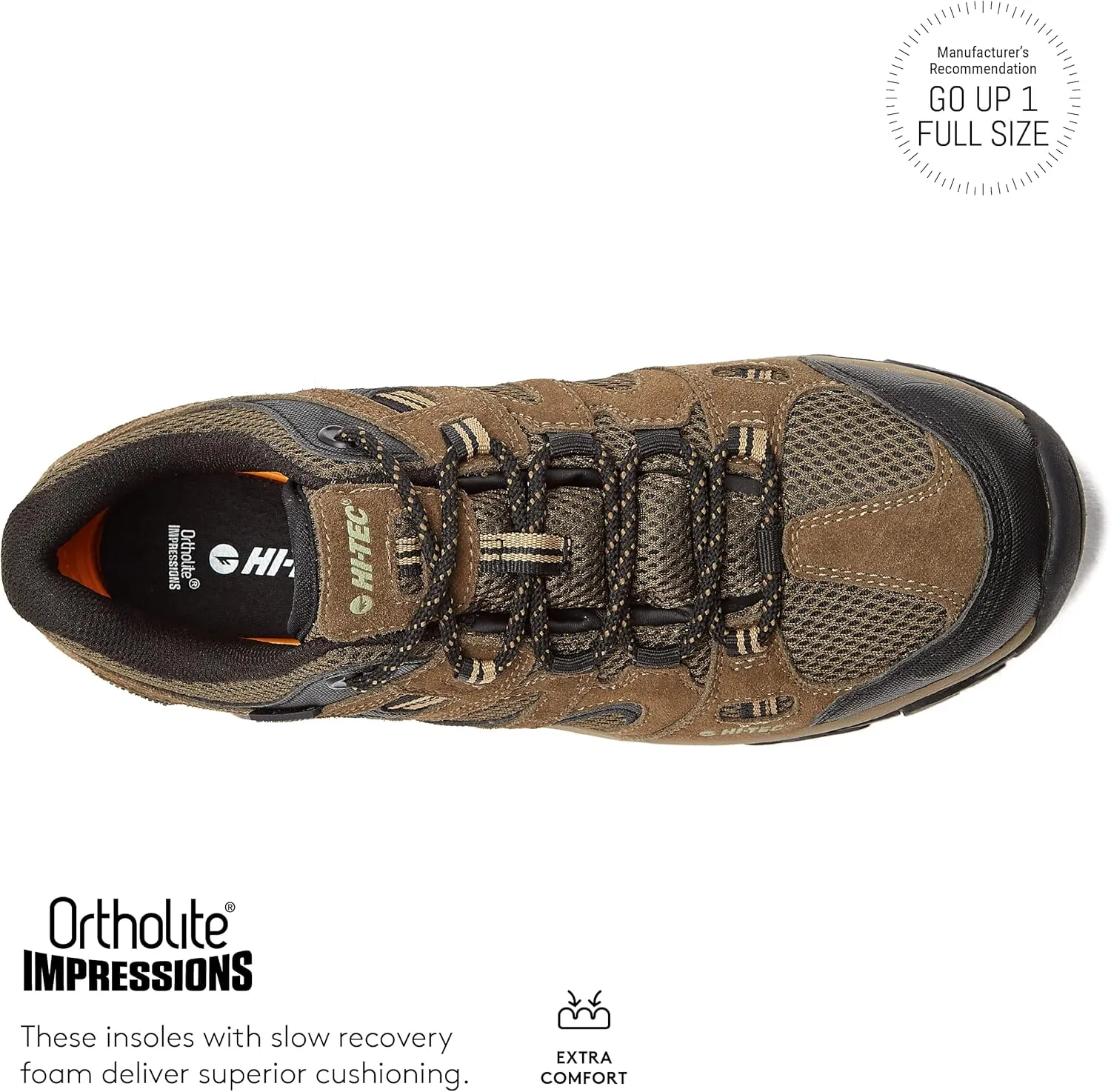 HI-TEC Apex Lite Low WP Waterproof Hiking Shoes for Men, Lightweight Breathable Outdoor Trekking and Trail Shoes