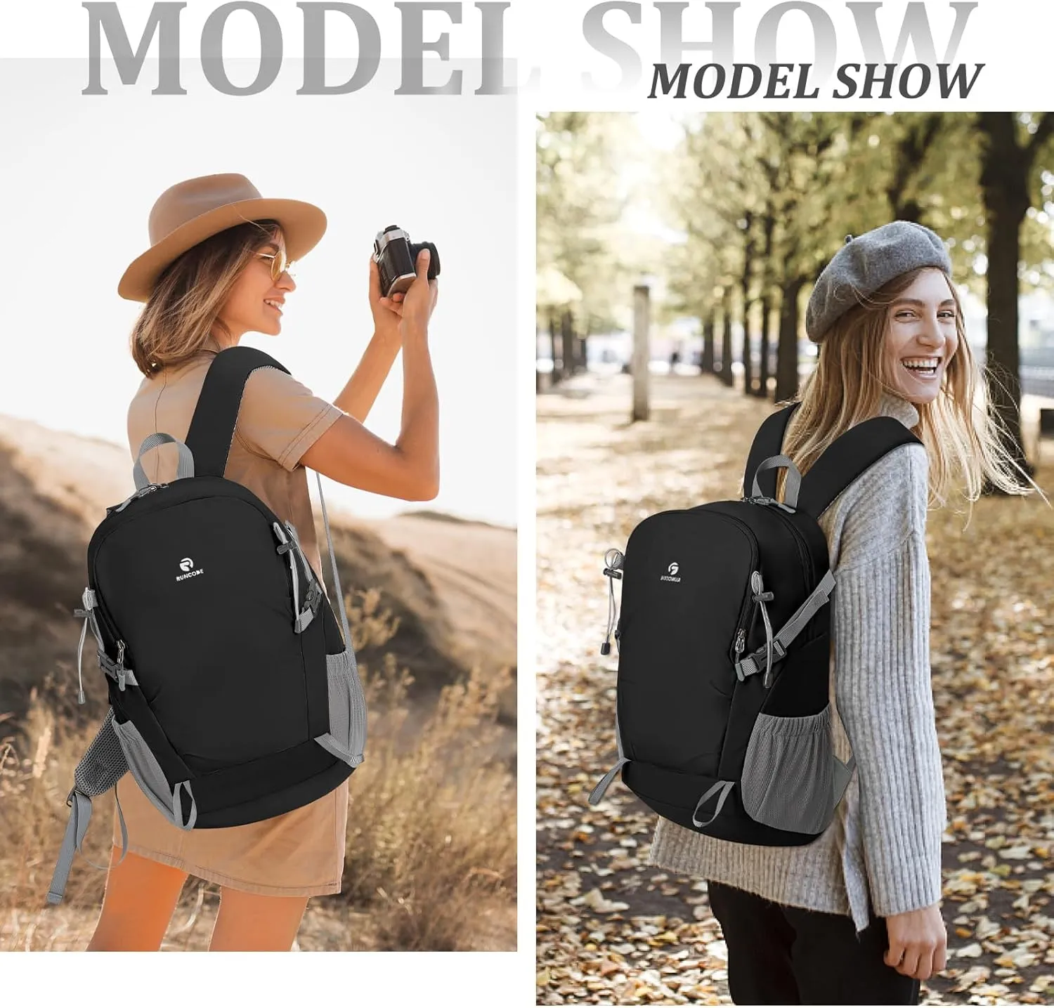 Hiking Backpack for Men Women, 25L Lightweight Travel Backpack Camping Daypack for Outdoors