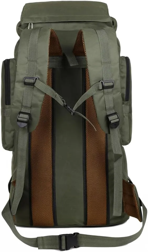 Hiking Backpack Large Capacity Outdoor Camping Rucksack Canvas Trekking Backpack