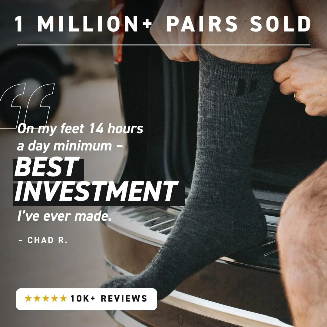 HOLLOW Alpaca Crew Socks for Men and Women, Moisture Wicking Alpaca Socks for Hiking, Running, Temperature Regulating