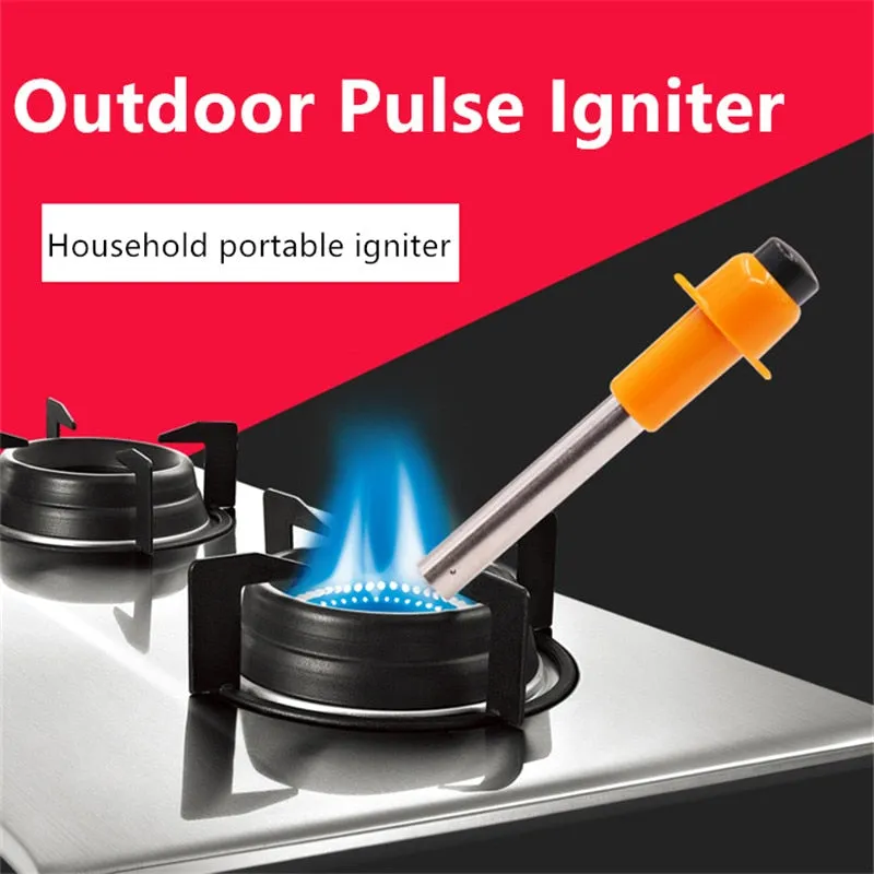 HULIANFU Pulse Ignition Kitchen Outdoor Stove Piezoelectric Igniter Portable Camping Portable Ignition Device Gas Stove Accessories