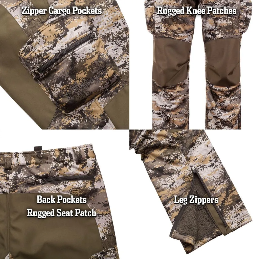 Huntworth Ketchikan Men's Heavy Weight Windproof Soft Shell Hunting Pants