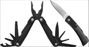 Imperial IMPCOM9CP Multi-Tool Combo with Stainless Steel Lock Back Folding Knife