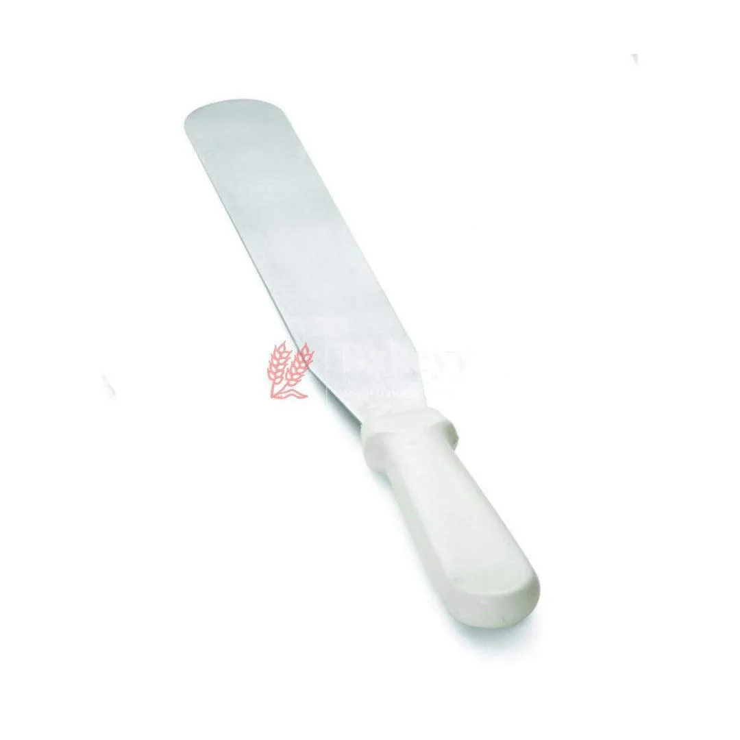 Industrial Quality Stainless Steel White Handle Heavy Flat Pallet Knife | 8, 10, 12 Inch | 3 sizes available